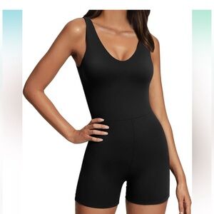 Sleek Black Women's Bodysuit
